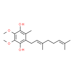 ChemSpider 2D Image | ubiquinol 10 | C19H28O4