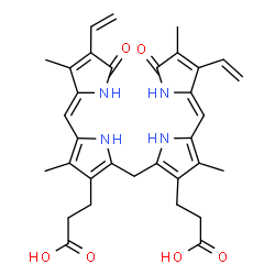ChemSpider 2D Image | bilirubin | C33H36N4O6
