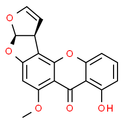 ChemSpider 2D Image | Sterigmatocystin | C18H12O6