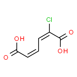 ChemSpider 2D Image | 2-chloro-cis,cis-muconic acid | C6H5ClO4