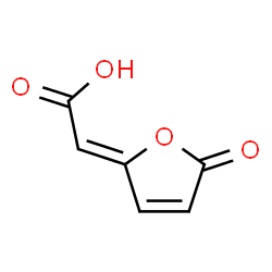 ChemSpider 2D Image | trans-4-Carboxymethylenebut-2-en-4-olide | C6H4O4
