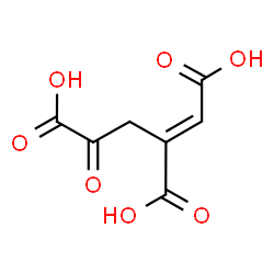 ChemSpider 2D Image | (1E)-4-Oxo-1-butene-1,2,4-tricarboxylic acid | C7H6O7