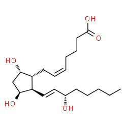 ChemSpider 2D Image | 11-epi-Prostaglandin F2alpha | C20H34O5