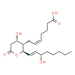 ChemSpider 2D Image | 11-Dehydrothromboxane B2 | C20H32O6