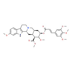 ChemSpider 2D Image | rescinnamine | C35H42N2O9