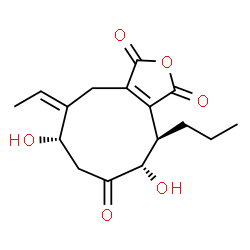 ChemSpider 2D Image | 14-Dihydroxycornestin | C16H20O6