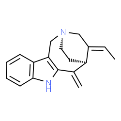 ChemSpider 2D Image | (-)-Apparicine | C18H20N2