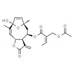 ChemSpider 2D Image | liatrin | C22H26O8