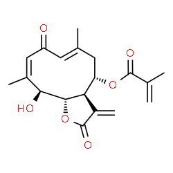 ChemSpider 2D Image | molephantin | C19H22O6