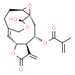 ChemSpider 2D Image | vernolide | C19H22O7
