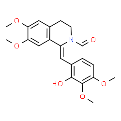 ChemSpider 2D Image | polycarpine | C21H23NO6
