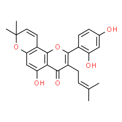 ChemSpider 2D Image | Morusin | C25H24O6