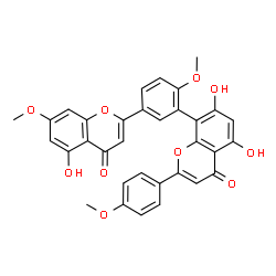 ChemSpider 2D Image | SCIADOPITYSIN | C33H24O10