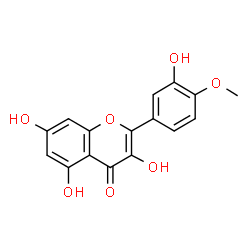 ChemSpider 2D Image | TAMARIXETIN | C16H12O7