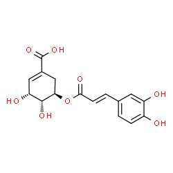 ChemSpider 2D Image | 5-CAFFEOYLSHIKIMIC ACID | C16H16O8