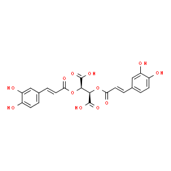 ChemSpider 2D Image | (-)-L-Chicoric acid | C22H18O12