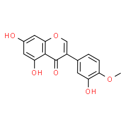 ChemSpider 2D Image | Pratensein | C16H12O6