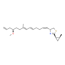 ChemSpider 2D Image | (+)-Curacin A | C23H35NOS