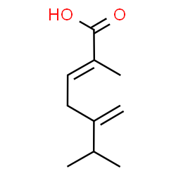 ChemSpider 2D Image | (E)-2,6-Dimethyl-5-methylene-2-heptenoic acid | C10H16O2