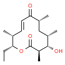 ChemSpider 2D Image | (+)-10-Deoxymethynolide | C17H28O4