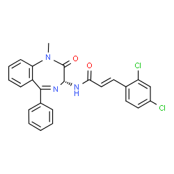 ChemSpider 2D Image | L735821 | C25H19Cl2N3O2