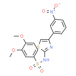 ChemSpider 2D Image | Ro 61-8048 | C17H15N3O6S2