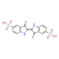 ChemSpider 2D Image | INDIGOTINDISULFONIC ACID | C16H10N2O8S2