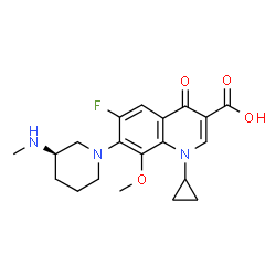 ChemSpider 2D Image | (R)-balofloxacin | C20H24FN3O4
