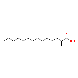 ChemSpider 2D Image | 2,4-Dimethyltetradecanoic acid | C16H32O2