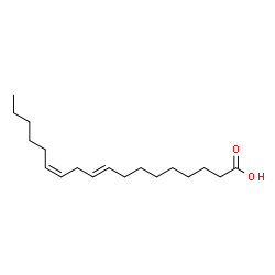 ChemSpider 2D Image | (9E,12Z)-linoleic acid | C18H32O2