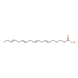 ChemSpider 2D Image | 6E,9E,12E,15E-Octadecatetraenoic acid | C18H28O2