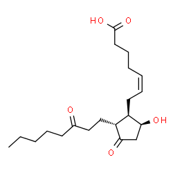 ChemSpider 2D Image | 13,14-dihydro-15-keto-PGD2 | C20H32O5