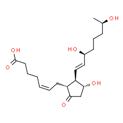 ChemSpider 2D Image | 19(R)-hydroxy-PGE2 | C20H32O6
