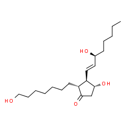 ChemSpider 2D Image | Prostaglandin E1 Alcohol | C20H36O4