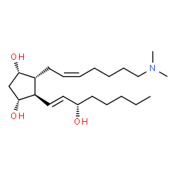 ChemSpider 2D Image | prostaglandin F2alpha dimethylamine | C22H41NO3