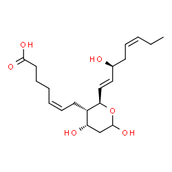 ChemSpider 2D Image | Thromboxane B3 | C20H32O6