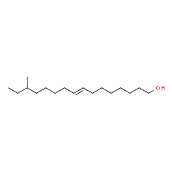 ChemSpider 2D Image | 14-Methyl-8-hexadecen-1-ol | C17H34O