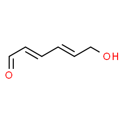 ChemSpider 2D Image | (2E,4E)-6-Hydroxy-2,4-hexadienal | C6H8O2