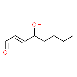 ChemSpider 2D Image | Octenal, 4-hydroxy- | C8H14O2