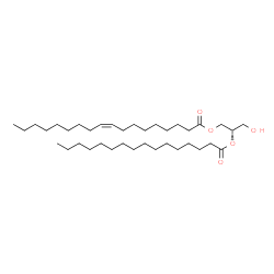 ChemSpider 2D Image | 1-oleoyl-2-palmitoyl-sn-glycerol | C37H70O5