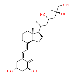 ChemSpider 2D Image | (1S,3R,5Z,7E,23S,25R)-9,10-Secocholesta-5,7,10-triene-1,3,23,25,26-pentol | C27H44O5