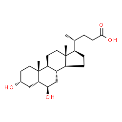 ChemSpider 2D Image | Murocholic acid | C24H40O4