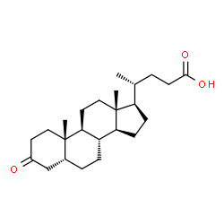 ChemSpider 2D Image | dehydrolithocholic acid | C24H38O3