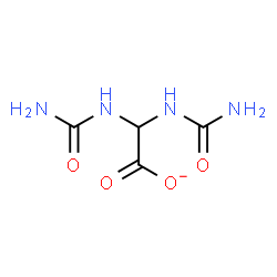 ChemSpider 2D Image | Bis(carbamoylamino)acetate | C4H7N4O4