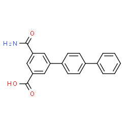 ChemSpider 2D Image | 5-Carbamoyl-1,1':4',1''-terphenyl-3-carboxylic acid | C20H15NO3