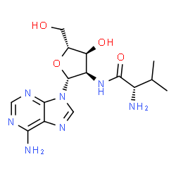 ChemSpider 2D Image | 2'-(L-VALYL)AMINO-2'-DEOXYADENOSINE | C15H23N7O4