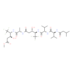 ChemSpider 2D Image | Methyl (6S,9S,12R,13S,17S,20R,21S)-13,21-dihydroxy-6,9-diisopropyl-2,17-dimethyl-4,7,10,15,18-pentaoxo-12,20-bis(trifluoromethyl)-5,8,11,16,19-pentaazatricosan-23-oate | C29H47F6N5O9