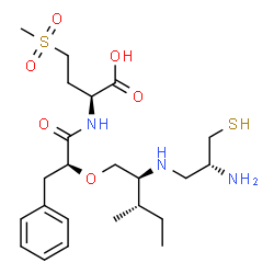 ChemSpider 2D Image | L-739,750 | C23H39N3O6S2