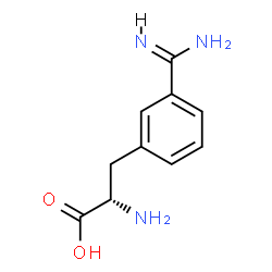 ChemSpider 2D Image | M-AMIDINOPHENYL-3-ALANINE | C10H13N3O2