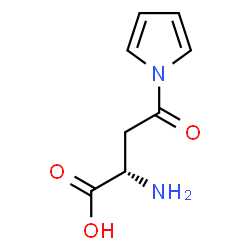 ChemSpider 2D Image | 2-AMINO-4-OXO-4(1H-PYRROL-1-YL)BUTANOIC ACID | C8H10N2O3